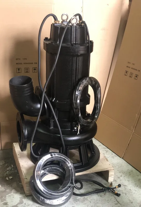 Bơm chìm nước thải WC thân gang tại kho Trung Kiên